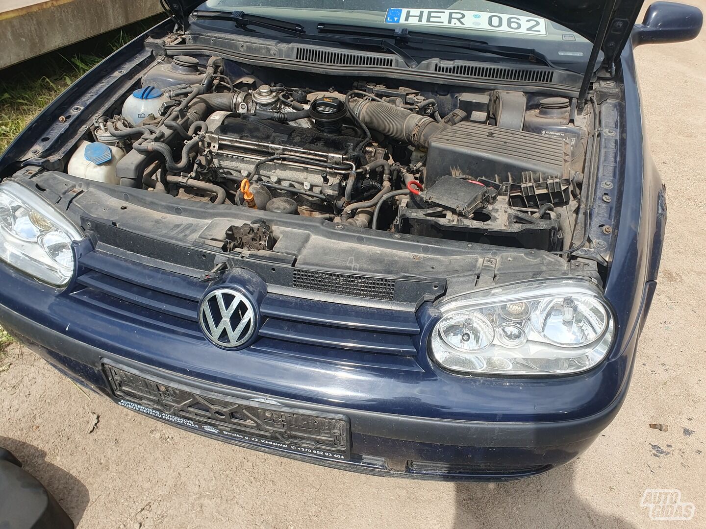 Volkswagen Golf 2002 m dalys