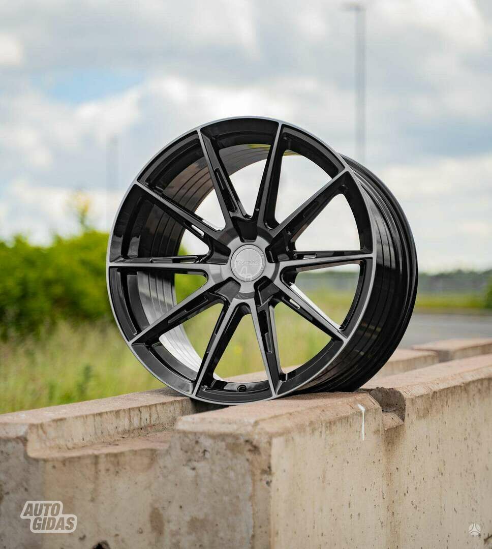 RF6 BLACK POLISHED DARK TINT rims