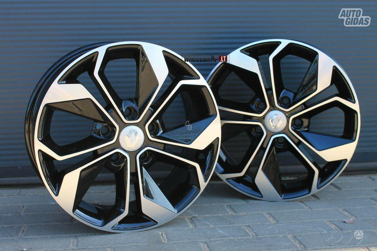 Renault Megane Style Black Polished light alloy R18 rims