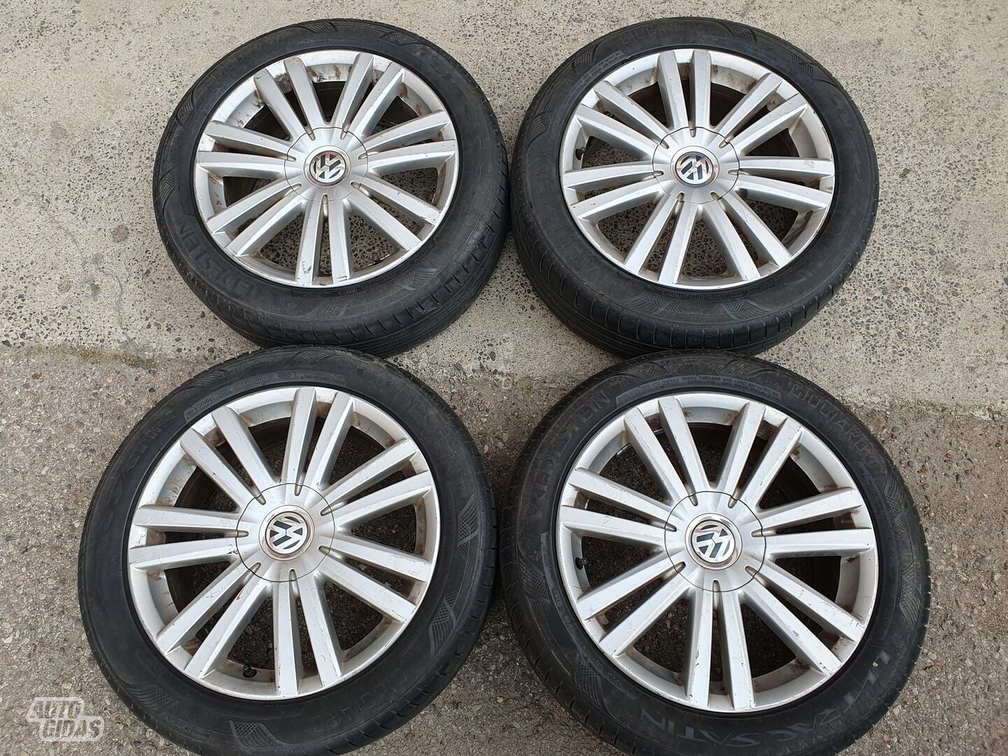 Light alloy R17 rims