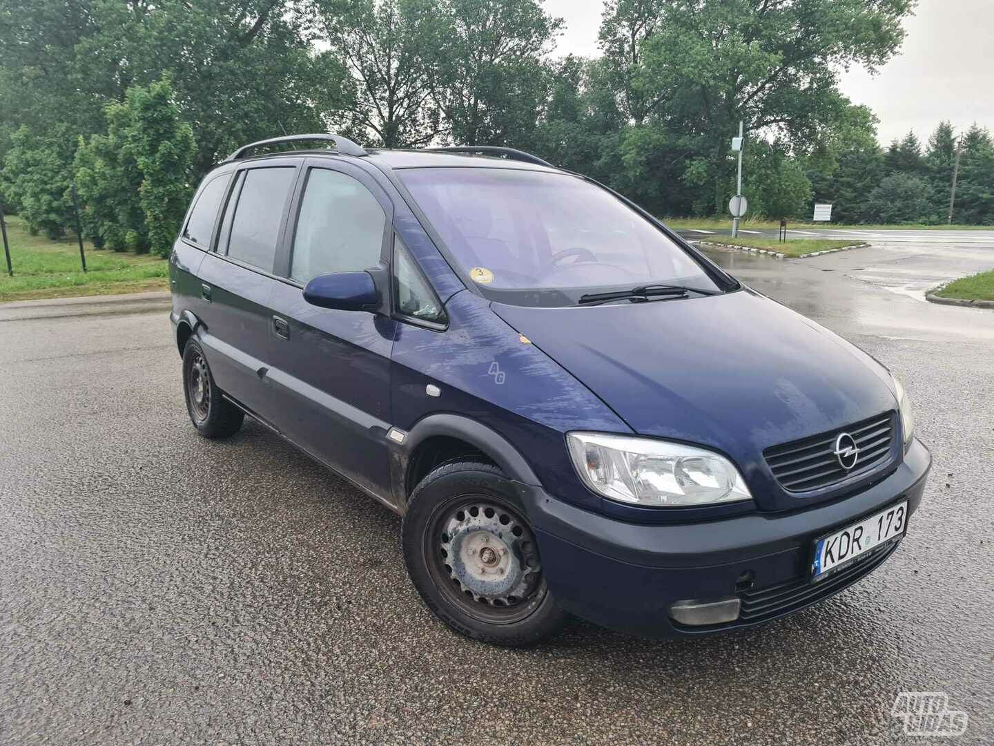 Opel Zafira 2001 y Van