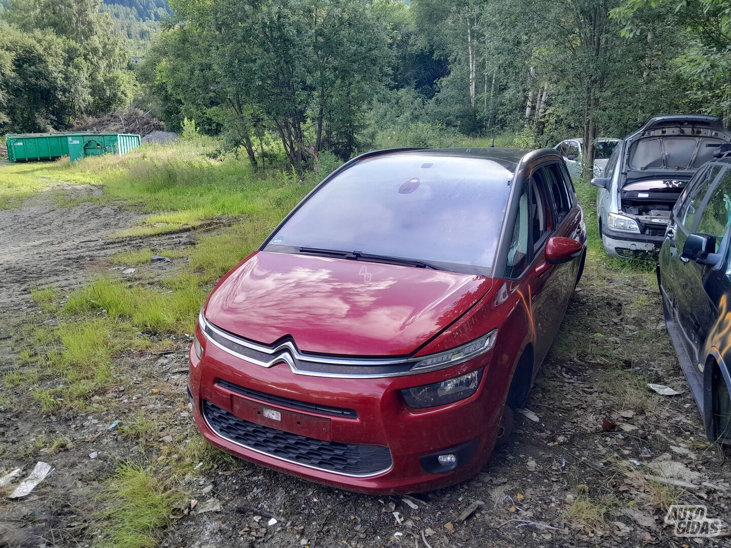 Citroen C4 Picasso 2014 m dalys