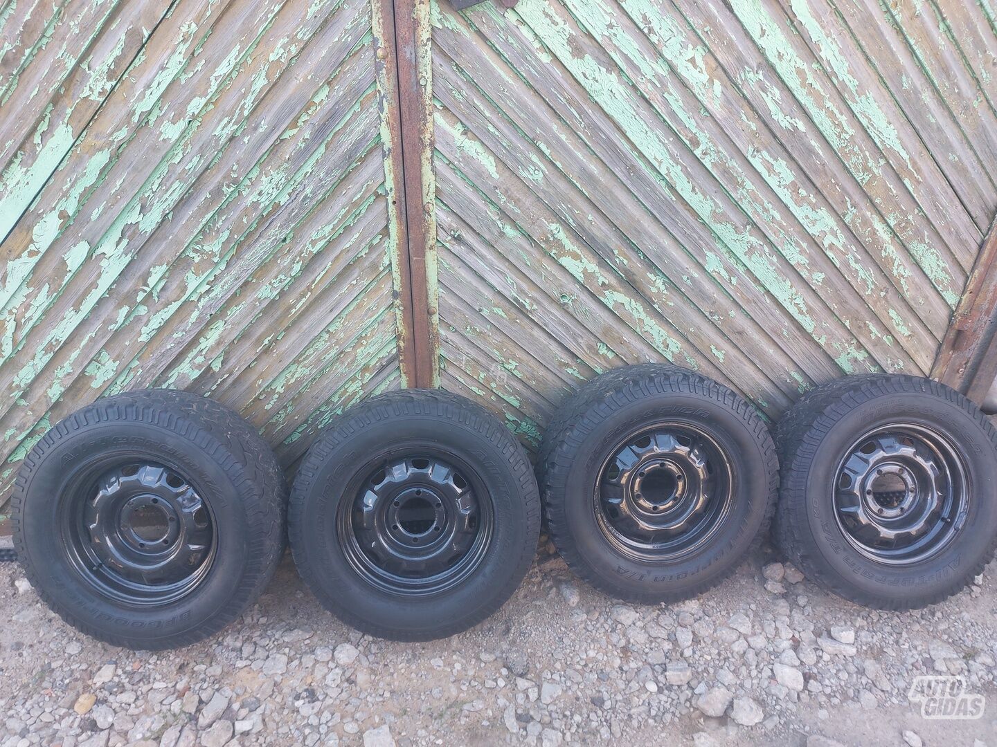 Steel stamped R16 rims