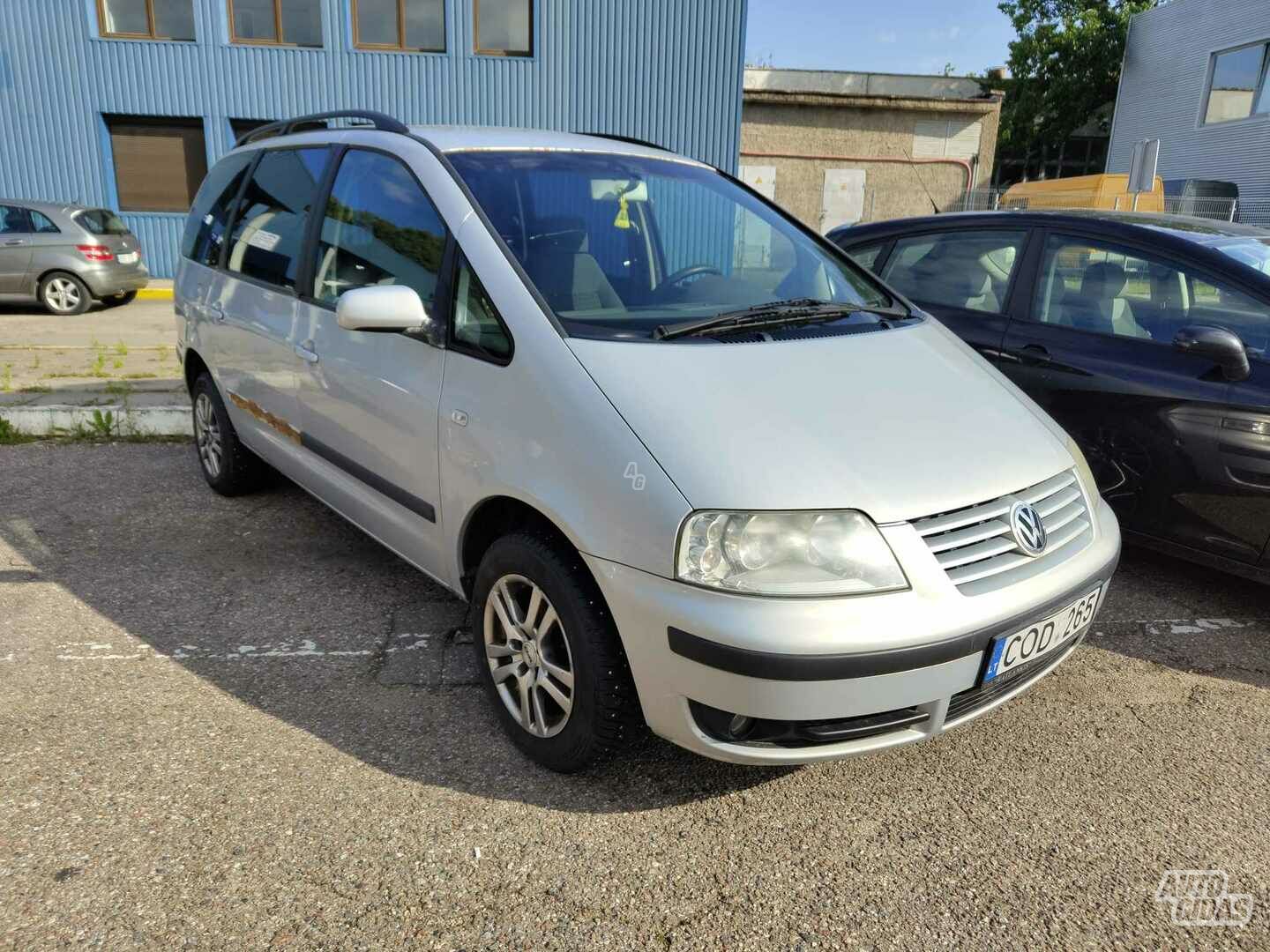 Volkswagen Sharan 2002 m Vienatūris