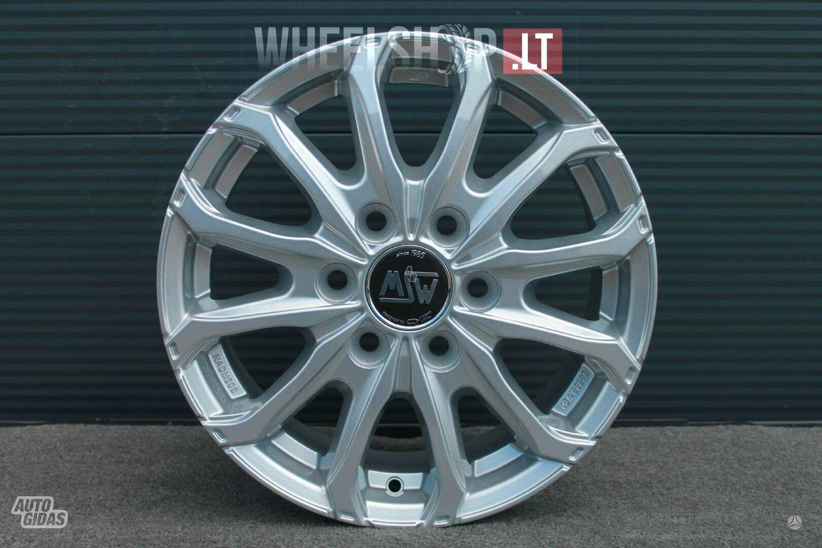 MSW 48 Van Silver light alloy R16 rims