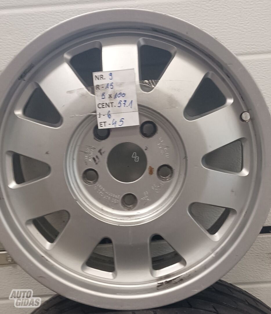 Nr9 light alloy R15 rims