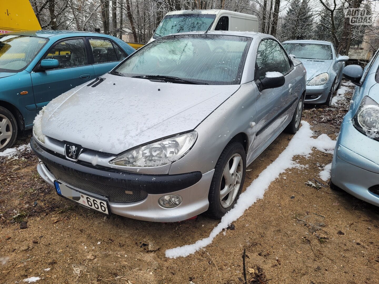 Peugeot 206 CC 2001 m Kabrioletas