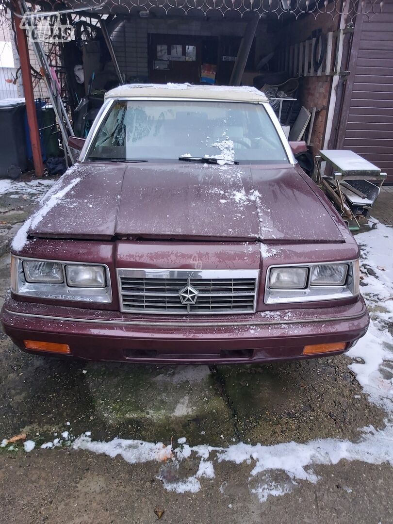 Dodge 1986 y Convertible