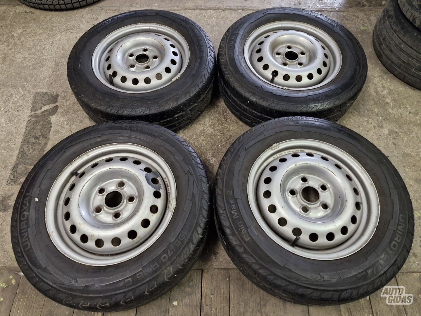 Volkswagen Transporter steel stamped R15 rims