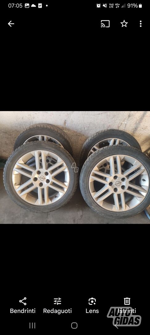 Light alloy R17 rims