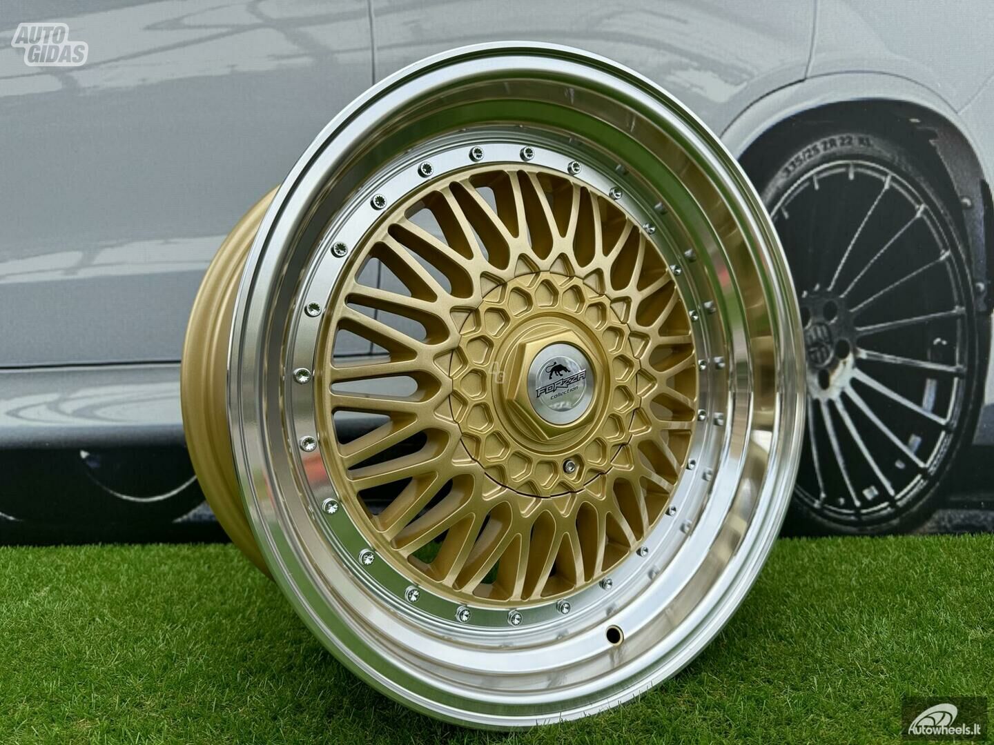 Autowheels Forzza Malm 7X15 4X100/108 ET2 lengvojo lydinio R15 ratlankiai