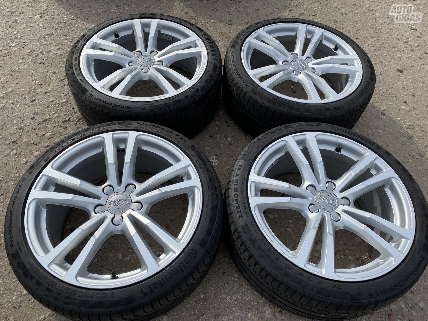 Audi Siunciam, 7,5J ET51 light alloy R18 rims