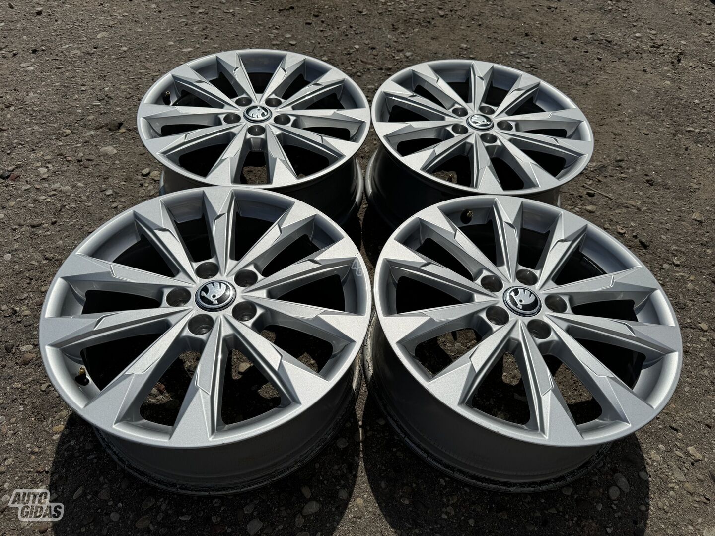 Skoda Siunciam, 7J ET43 light alloy R18 rims