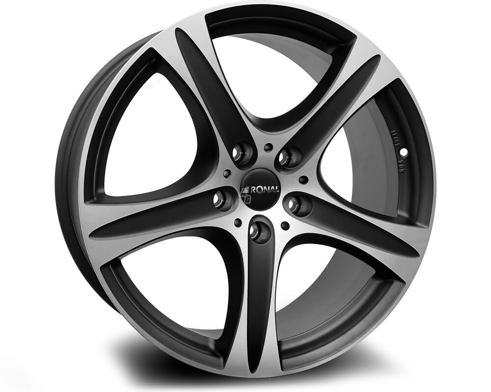 Ronal Ronal R55 Matt Black Face Cut light alloy R20 rims