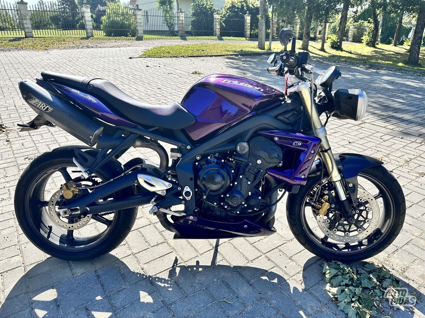 Triumph Street Triple 2012 m Klasikinis / Streetbike motociklas