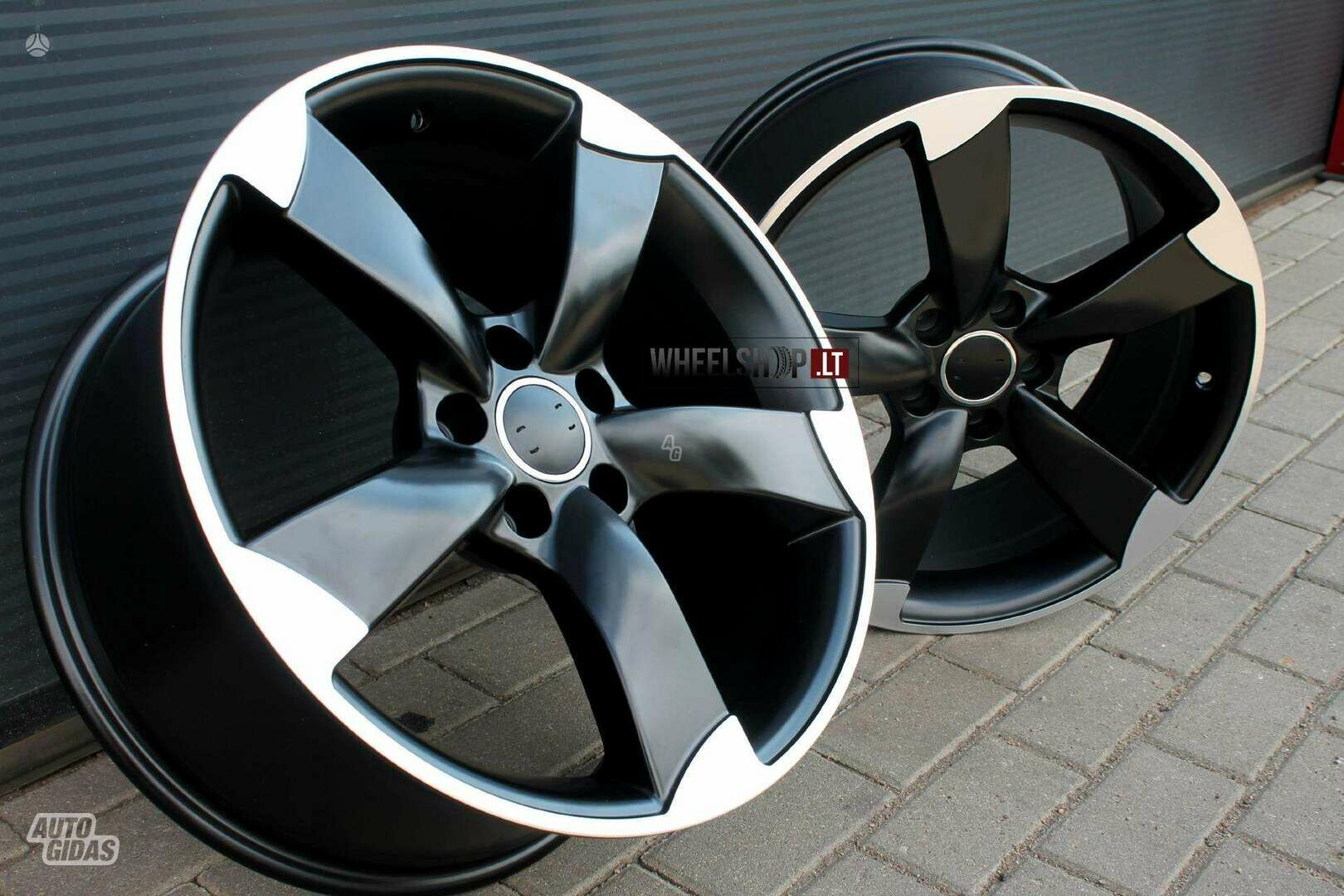 EU-BK217 Black Half Matt rims