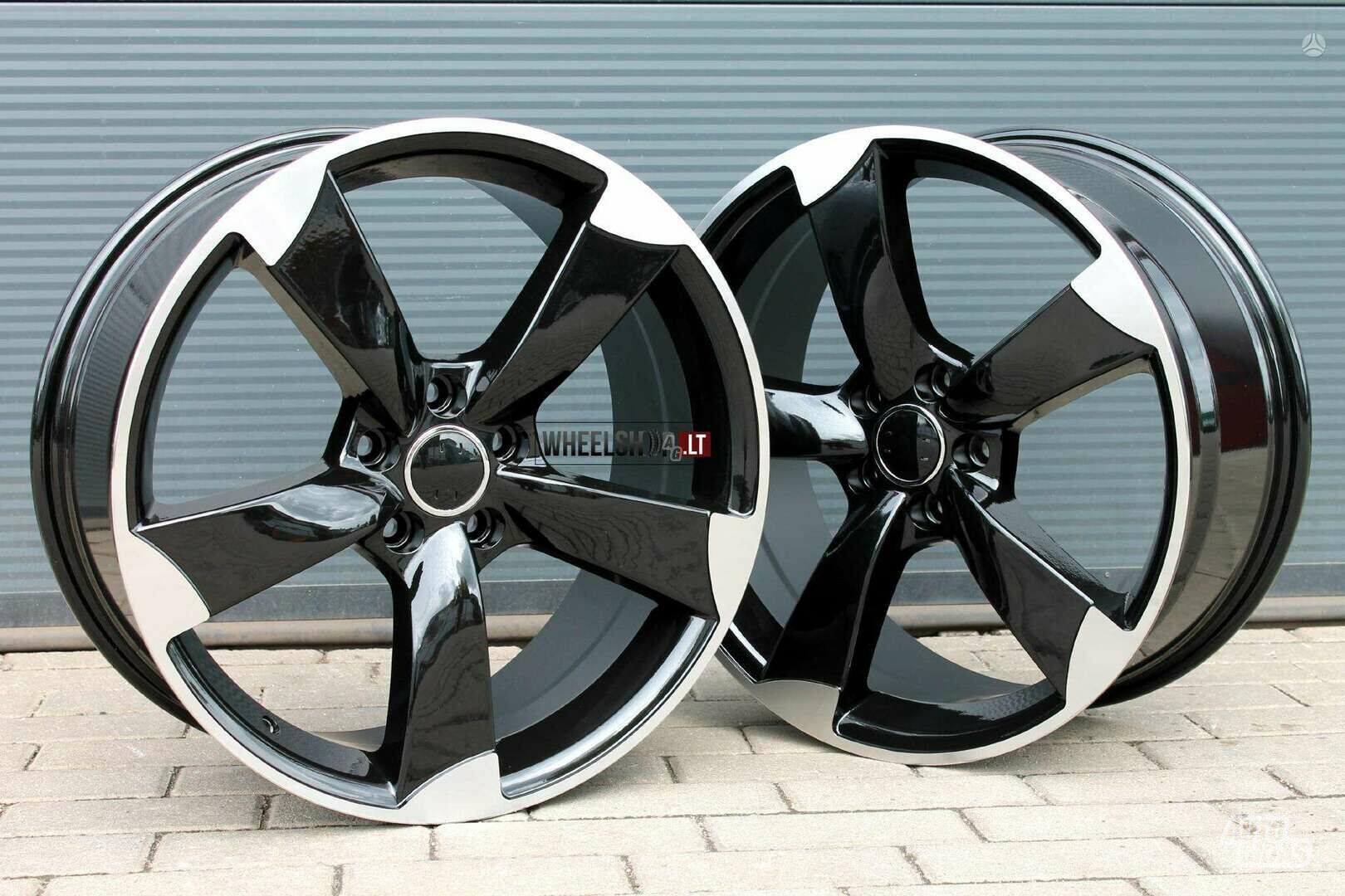 Audi Rotor EU-BK217 Black Polished lengvojo lydinio R19 ratlankiai