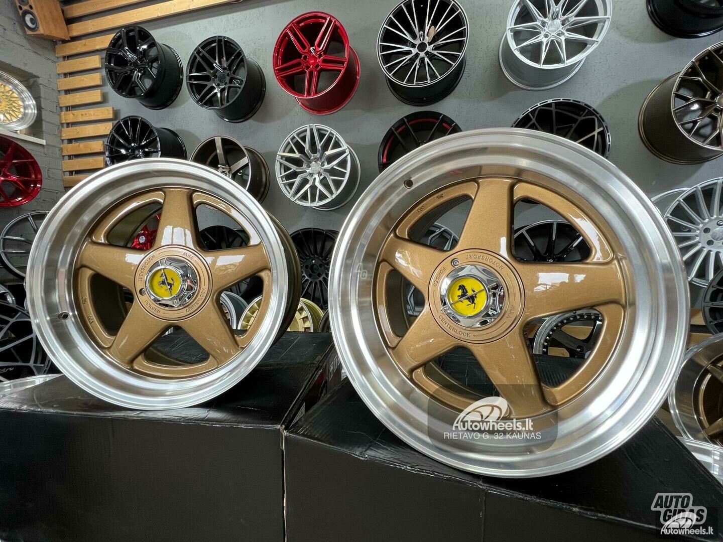 Autowheels Ferrari Azev JDM E30 Bronze литые R17 диски