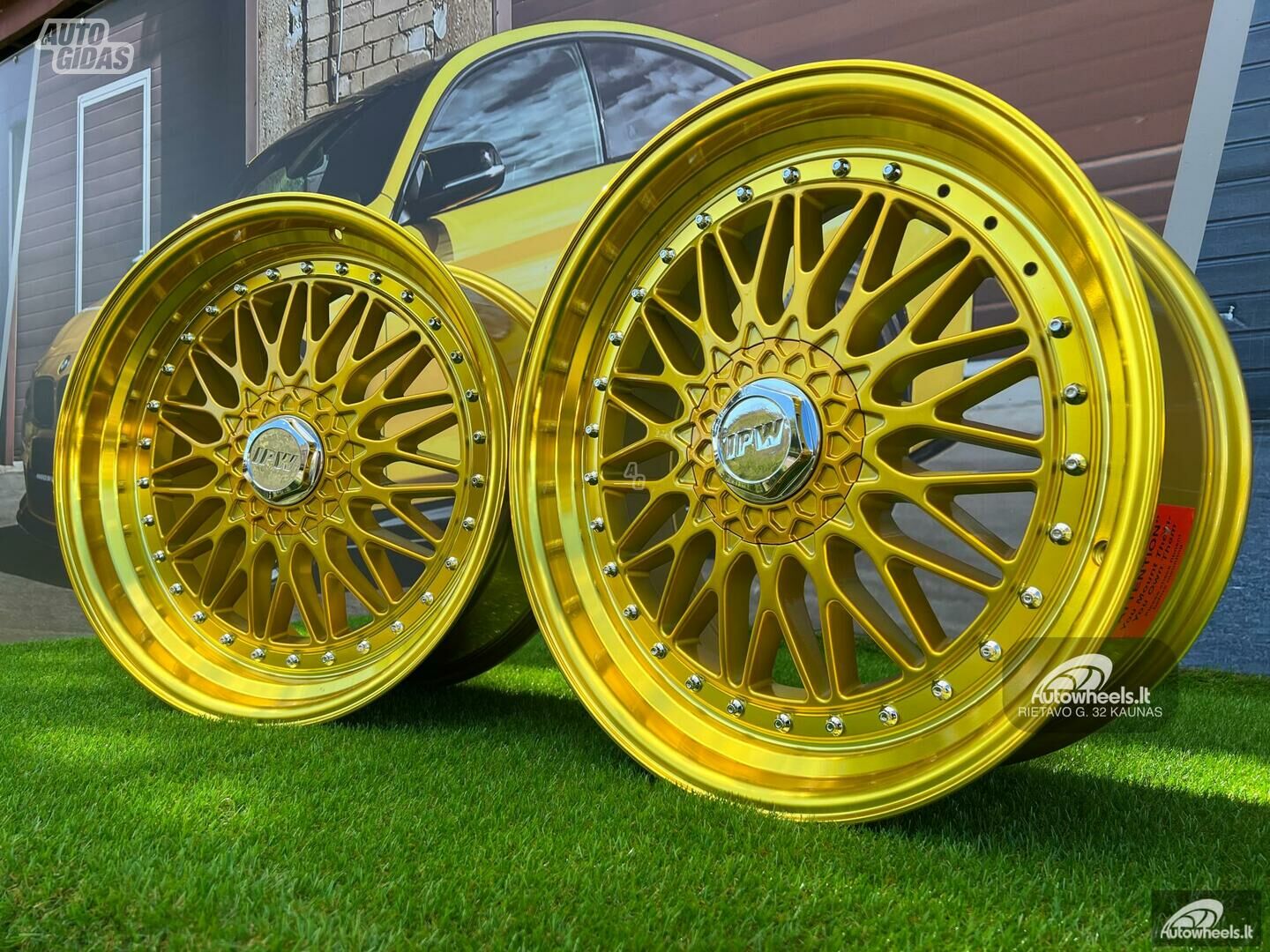 Autowheels BBS RS2 Style 8.5-9.5J Gold light alloy R20 rims