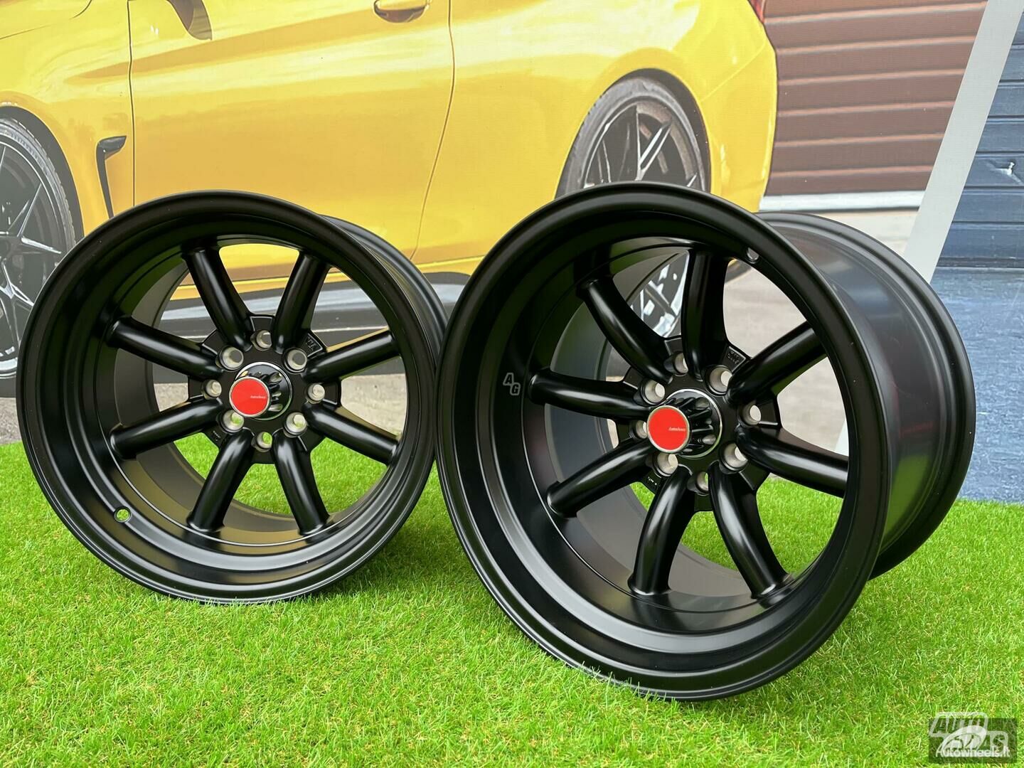 Autowheels Watanabe Rota style Black lengvojo lydinio R15 ratlankiai