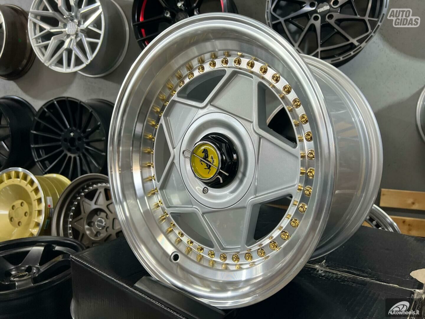 Autowheels Ferrari Billet VW Audi Silver light alloy R15 rims