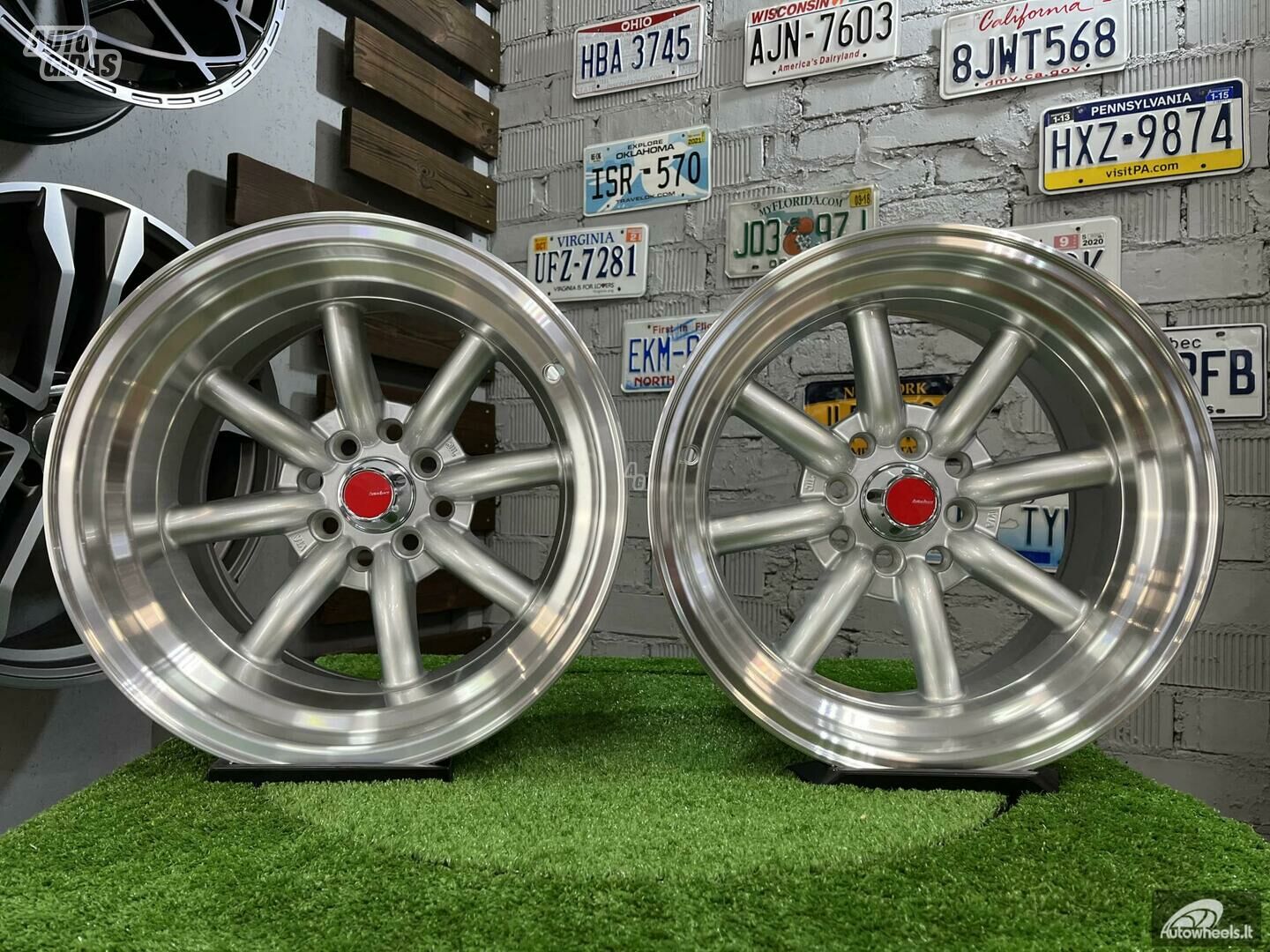 Autowheels Watanabe Rota style Silver light alloy R15 rims