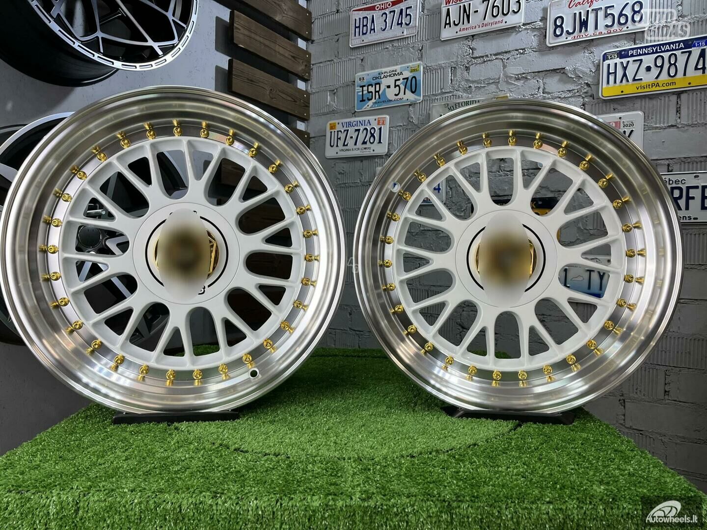 Autowheels BBS LM style BMW Audi MB White литые R17 диски