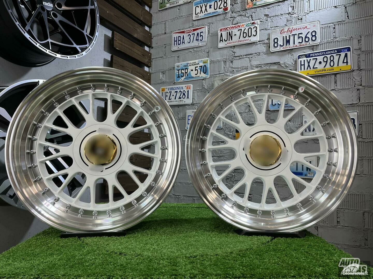 Autowheels BBS LM style BMW Audi MB White литые R17 диски