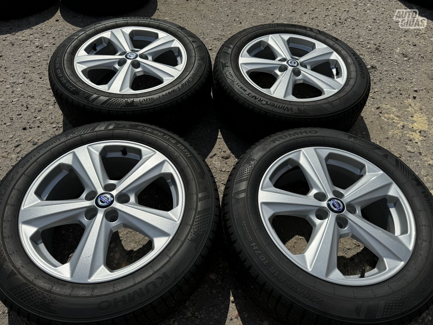 Volvo Siunciam, 7.5J ET55 light alloy R18 rims