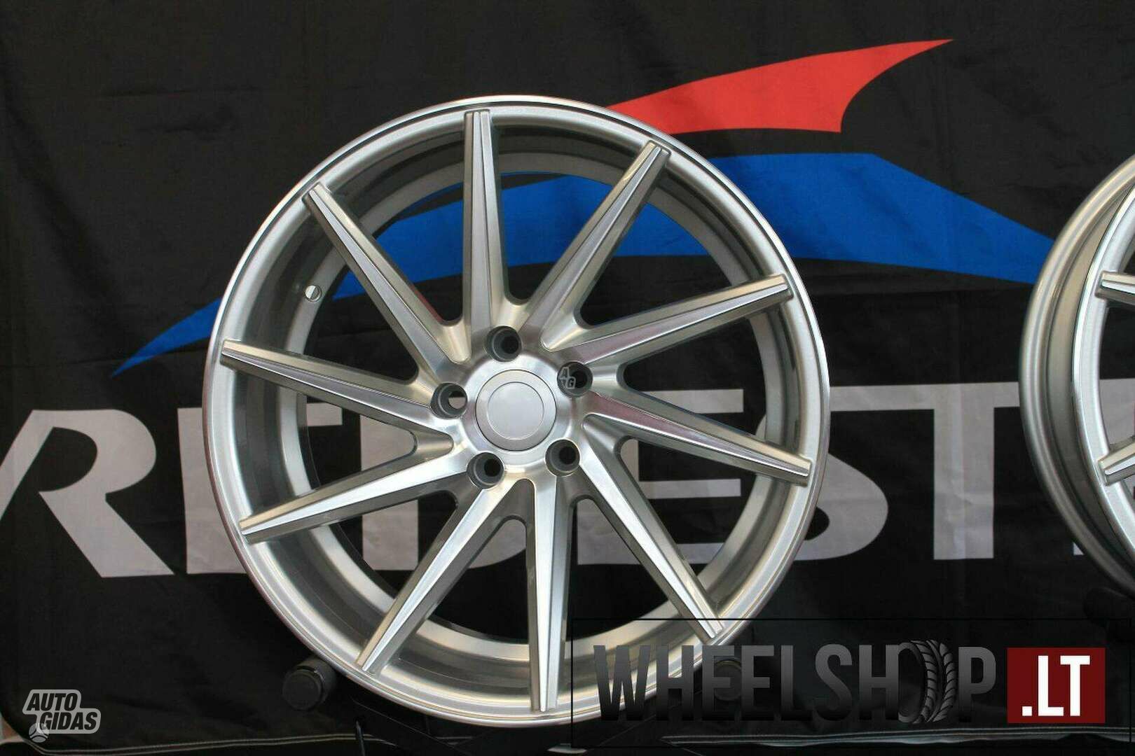 EU-B1059 Silver Polished rims