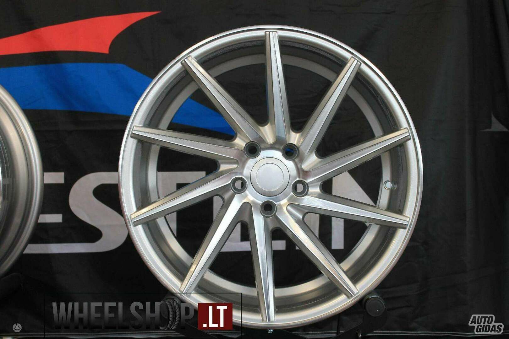 Voxx EU-B1059 Silver Polished light alloy R18 rims