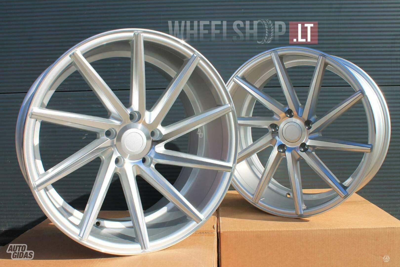 EU-B1059 Silver Polished rims