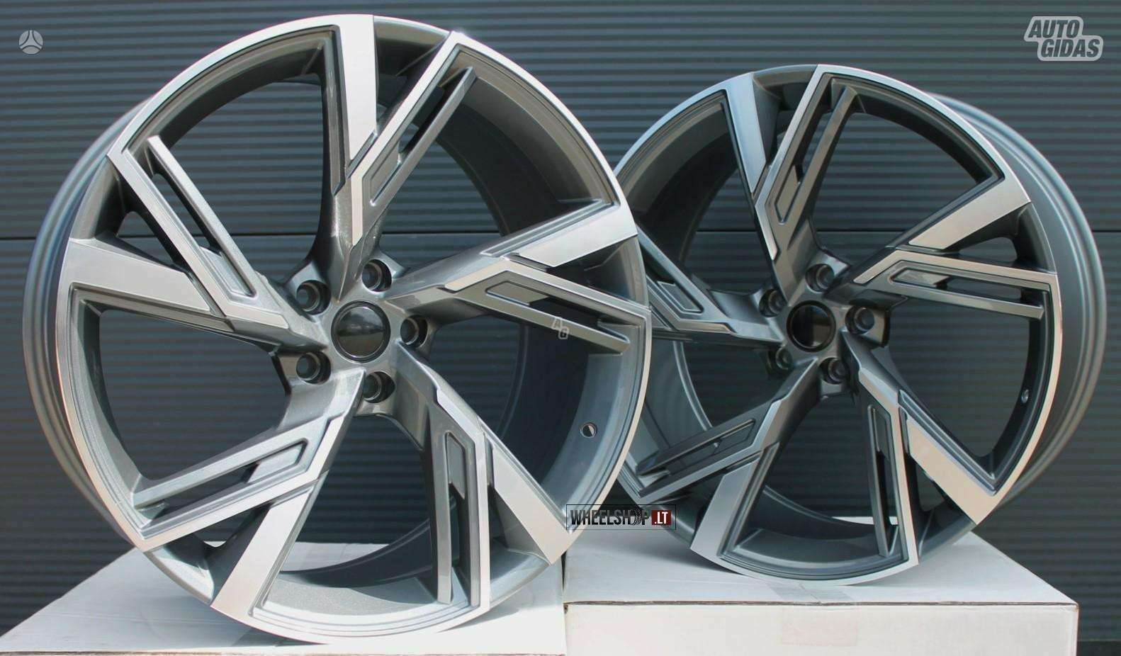 Audi EU-B1571 Grey Polished light alloy R18 rims