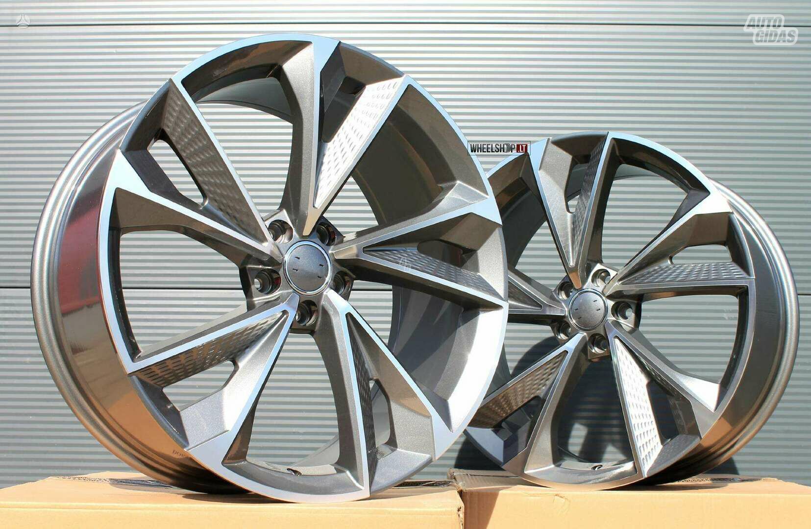 EU-B1566 Grey Polished rims