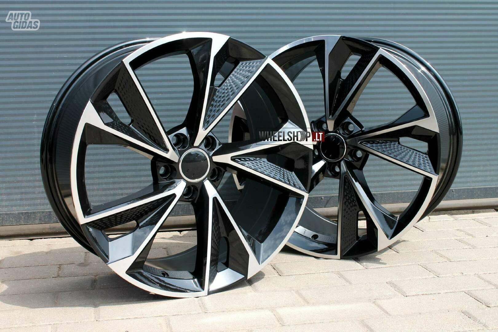 Audi EU-B1566 Black Polished light alloy R21 rims