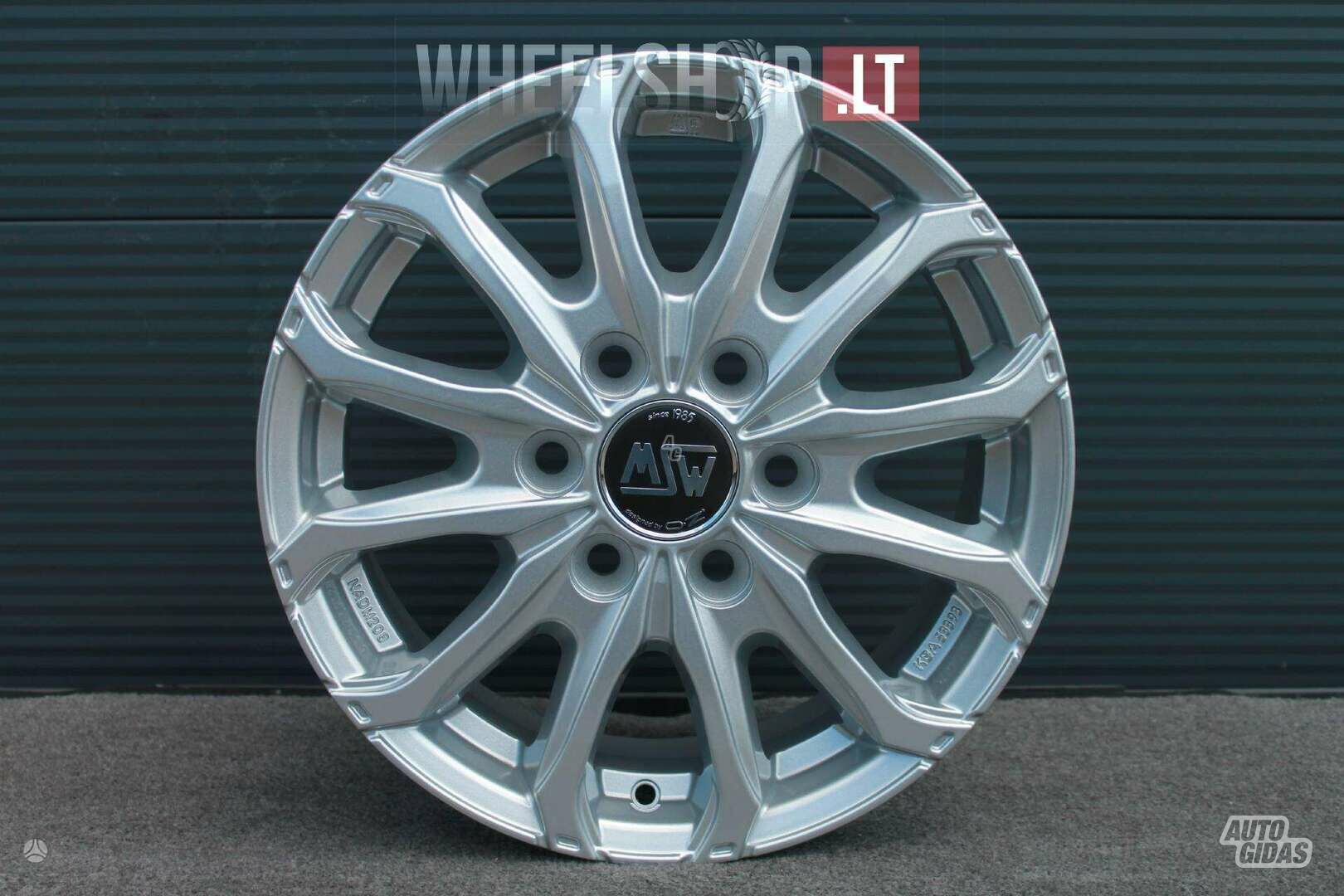 MSW 48 Van Silver light alloy R16 rims