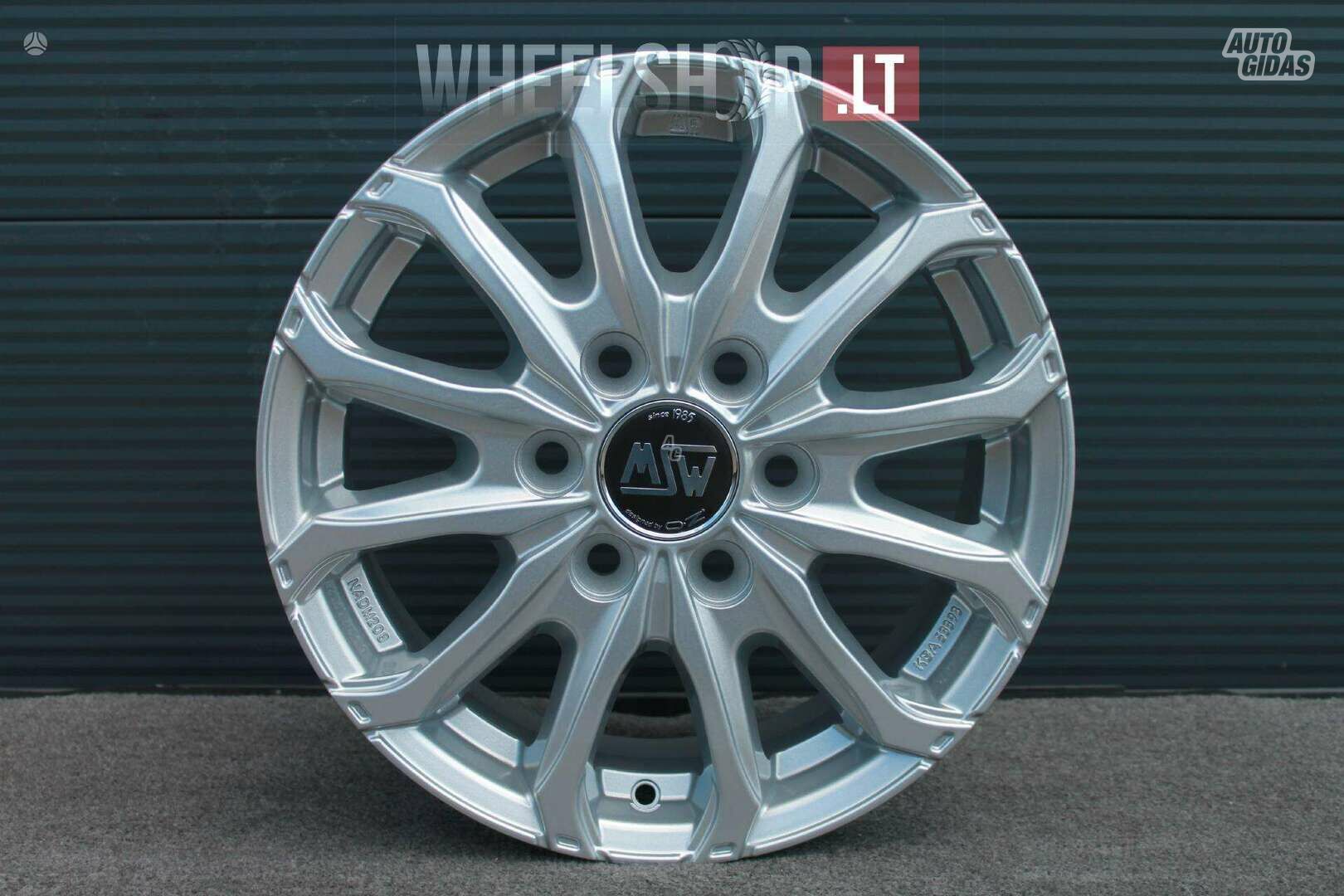 MSW 48 Van silver light alloy R16 rims