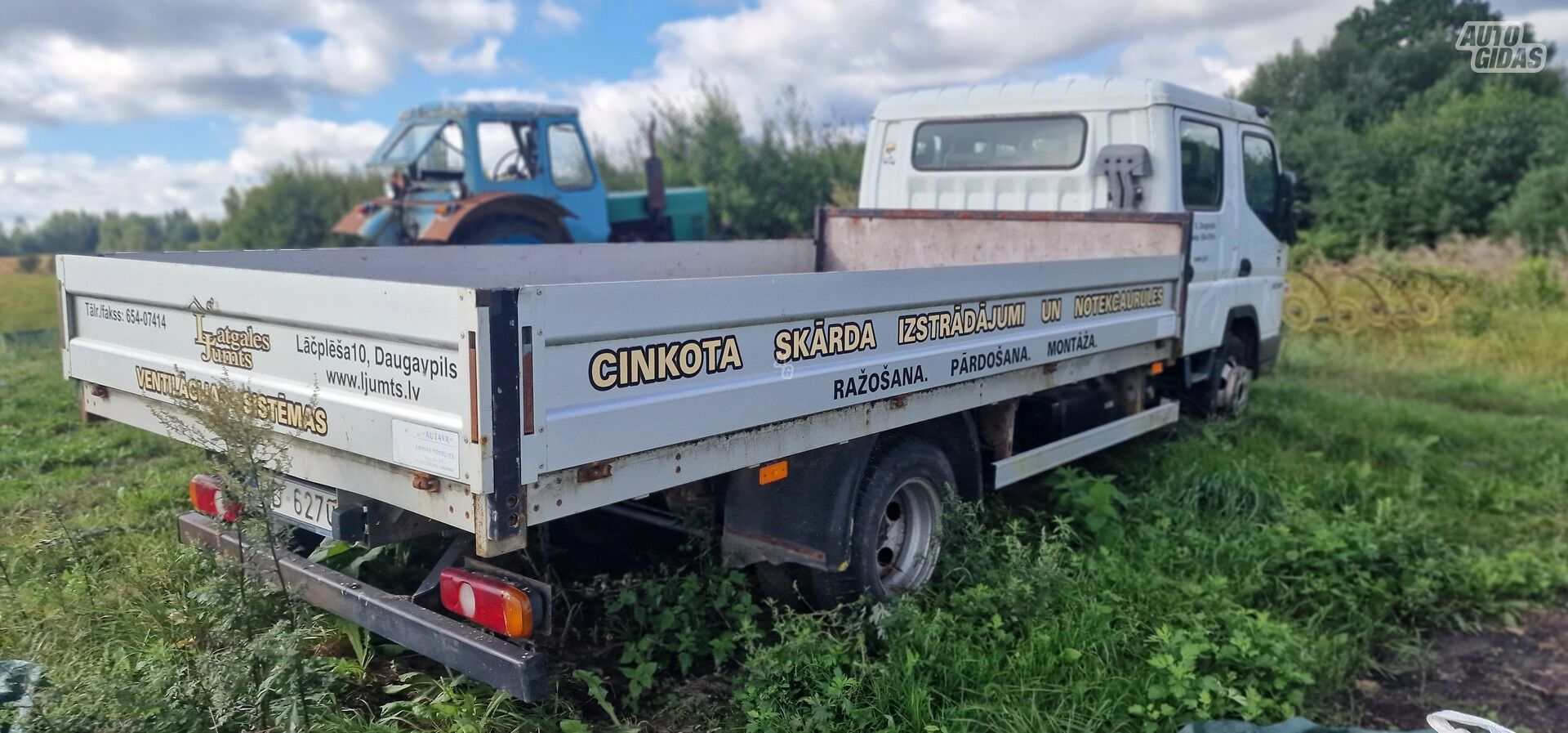 Furgonas, sunkvežimis iki 7,5t. Mitsubishi Canter 2008 m dalys