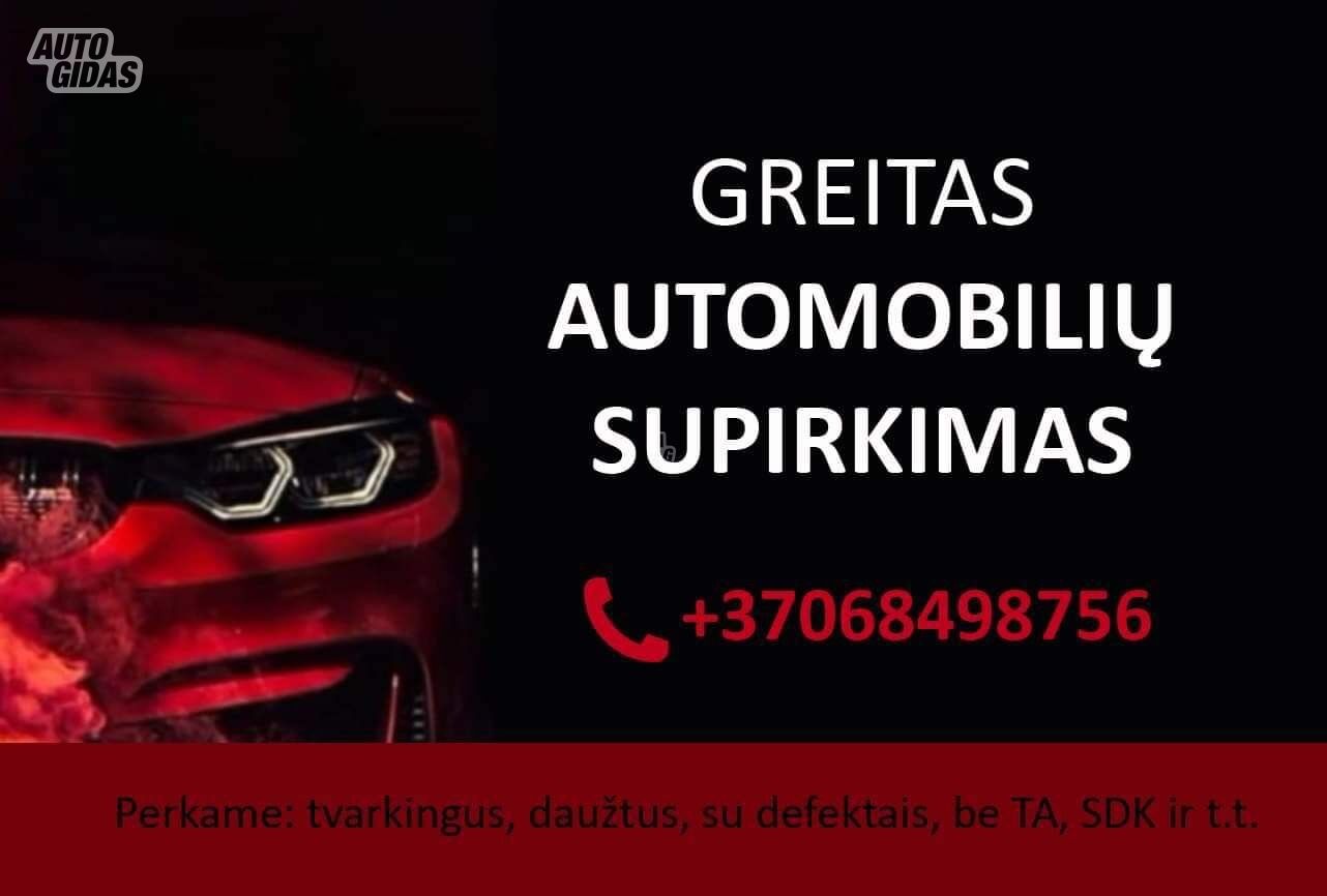 Automobiliu supirkimas 24/7