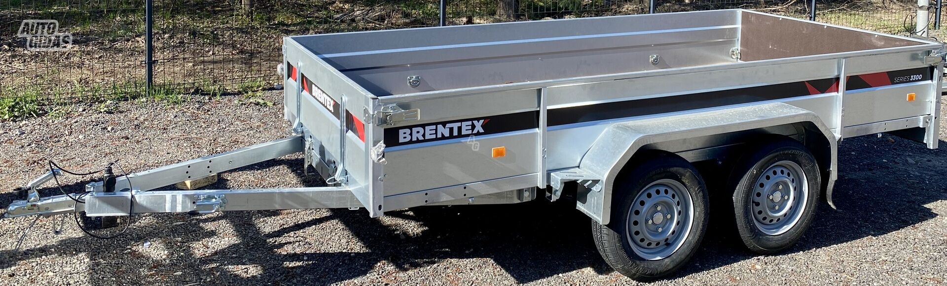 BRENTEX-TRAILER Naujas modelis, stipresnis rėmas 2024 г Прицеп лег. автомобиля