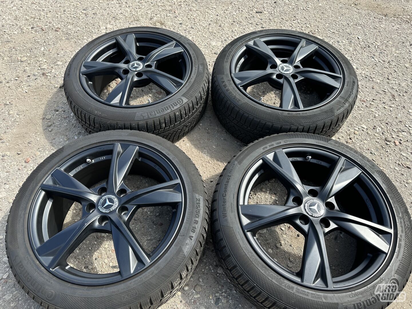 Mercedes-Benz Siunciam, 7.5J ET48 light alloy R18 rims