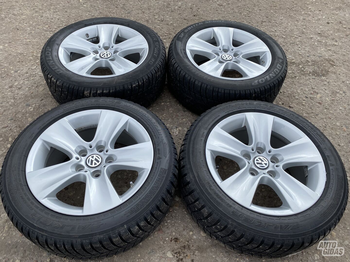 Volkswagen Siunciam, 8J ET30 Transporter light alloy R17 rims