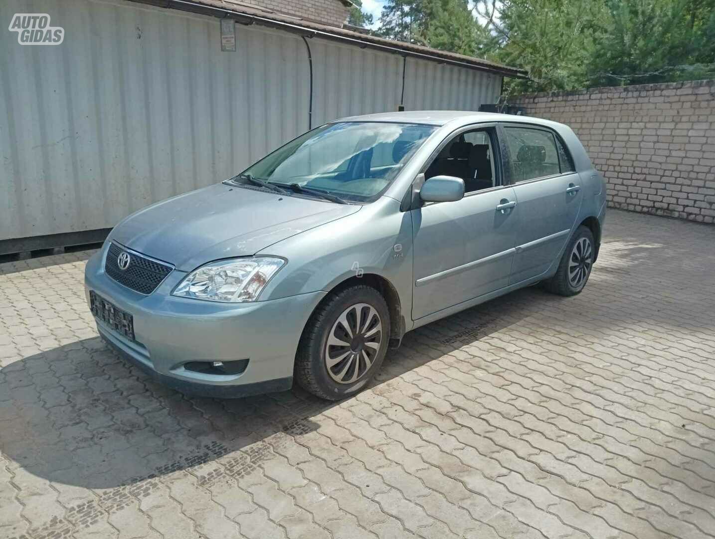 Toyota Corolla SERIA E12 2003 y parts