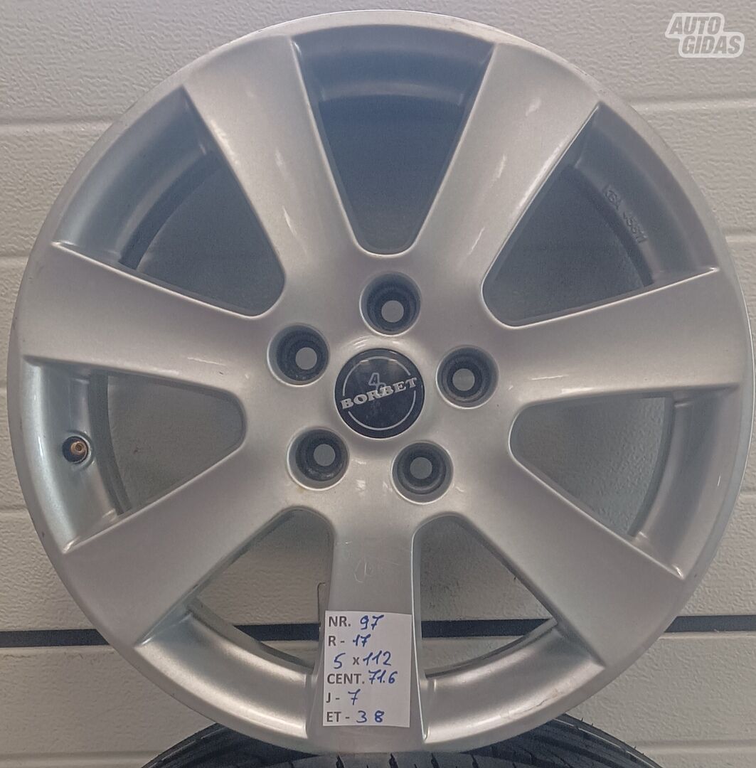 Nr97 light alloy R17 rims