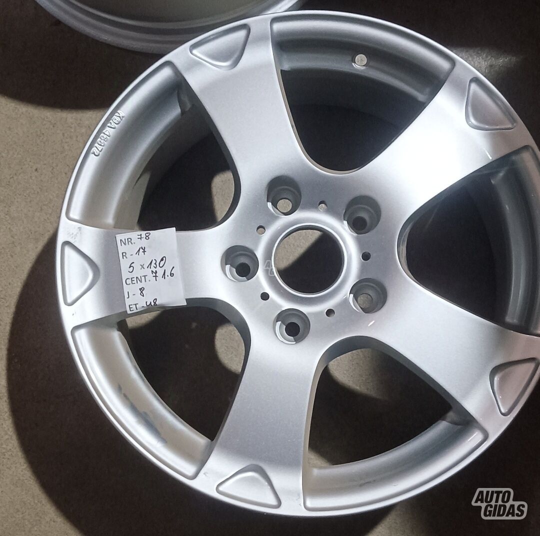 NR 78 light alloy R17 rims