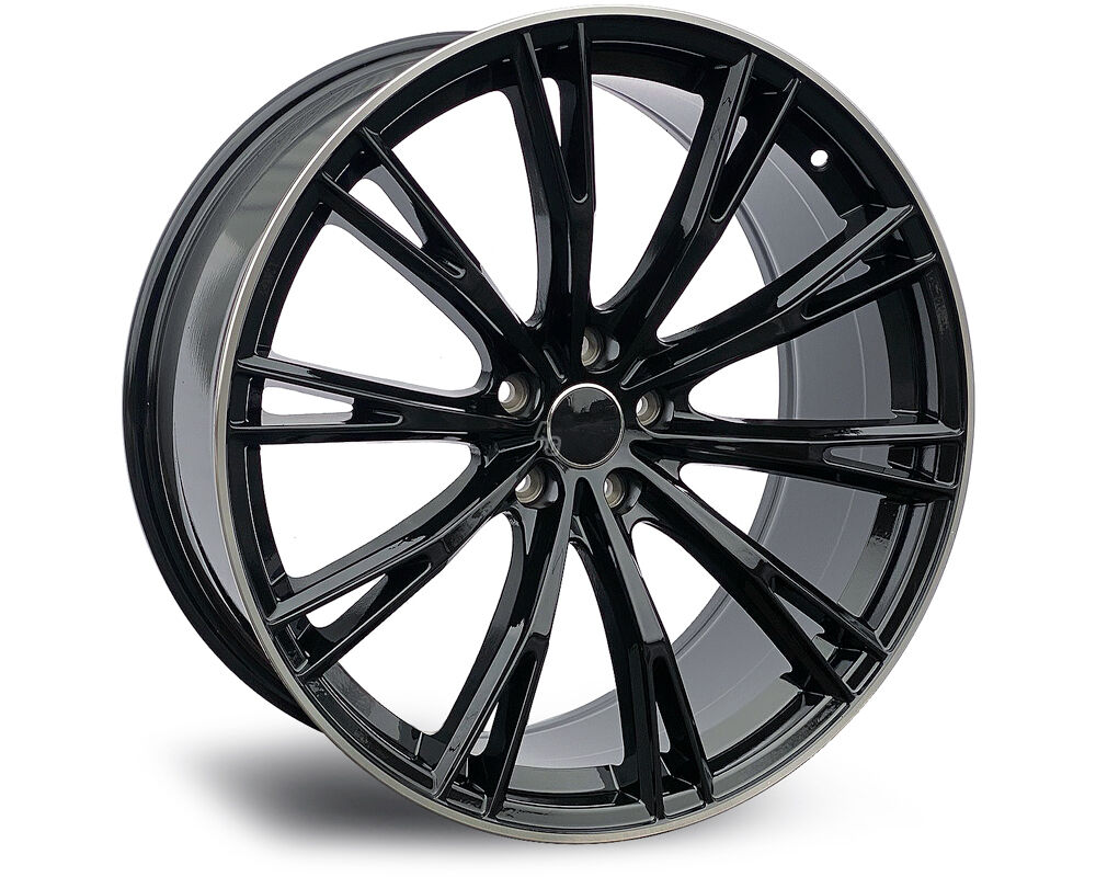 Kitas A031 AH2010 Black Machined Lip light alloy R20 rims