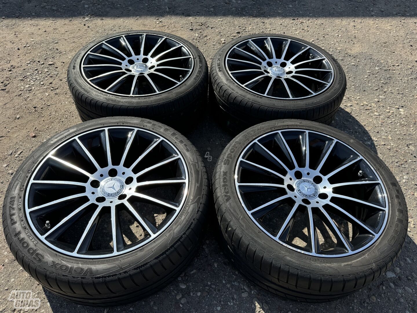 Mercedes-Benz Siunciam, 8J +9J light alloy R18 rims