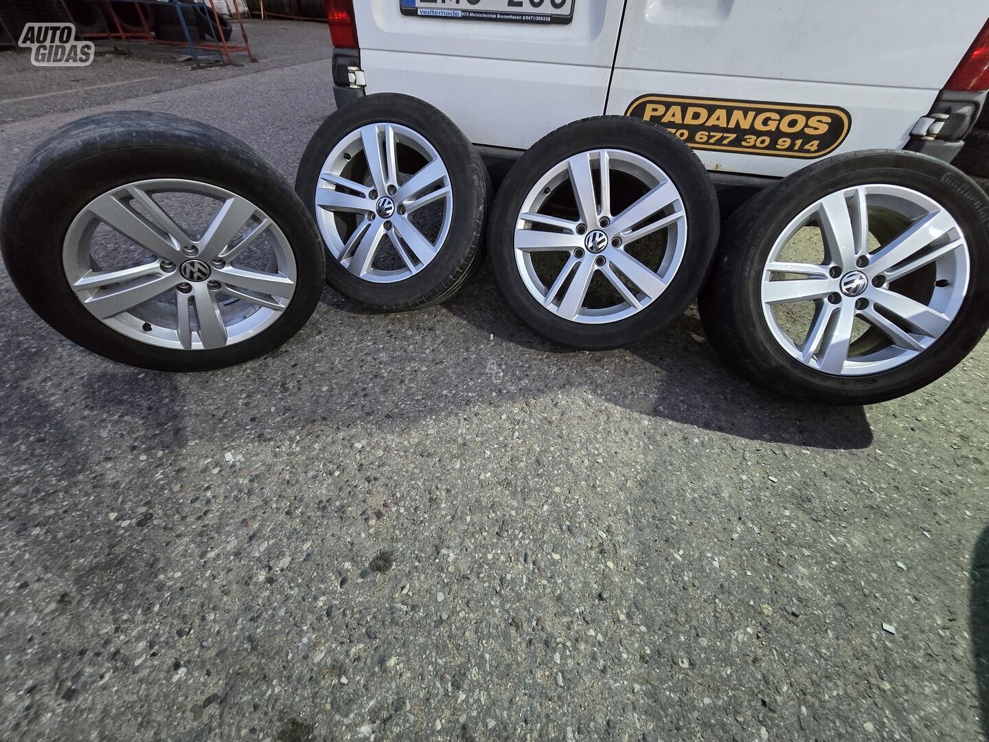 Light alloy R17 rims