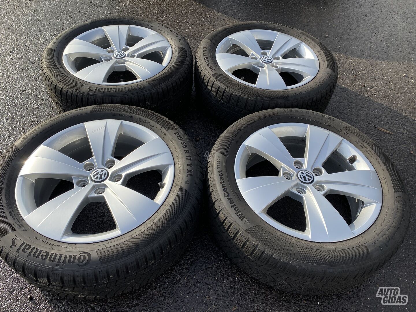 Volkswagen Siunciam, 6.5J  light alloy R17 rims