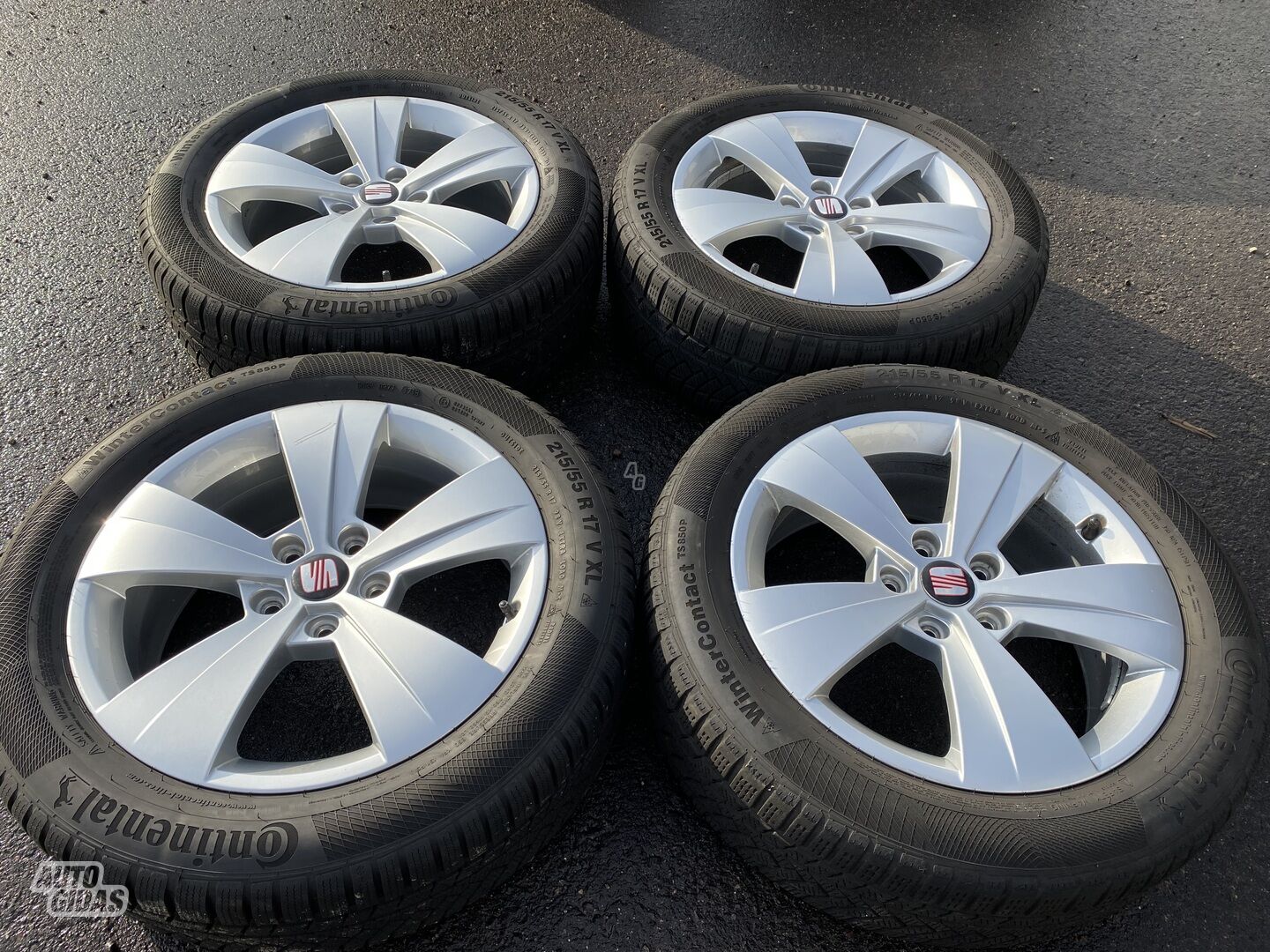 Seat Siunciam, 6.5J ET41 light alloy R17 rims